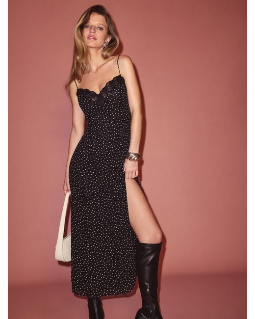 Reformation Pink Lucine Dress Lace 0