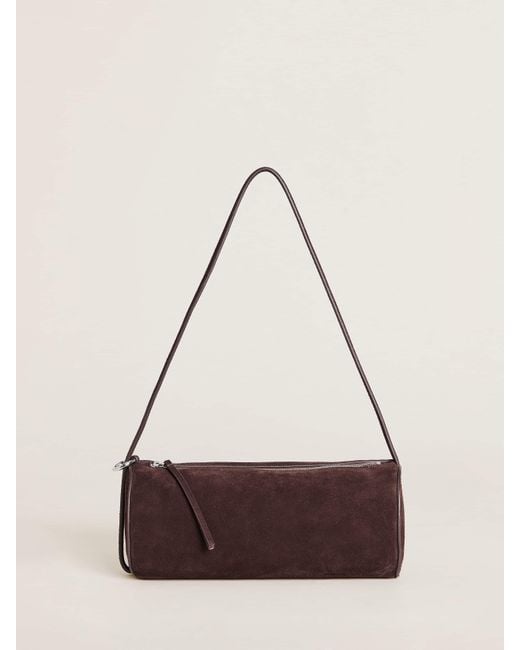 Reformation Multicolor Suede Cylinder Handbag