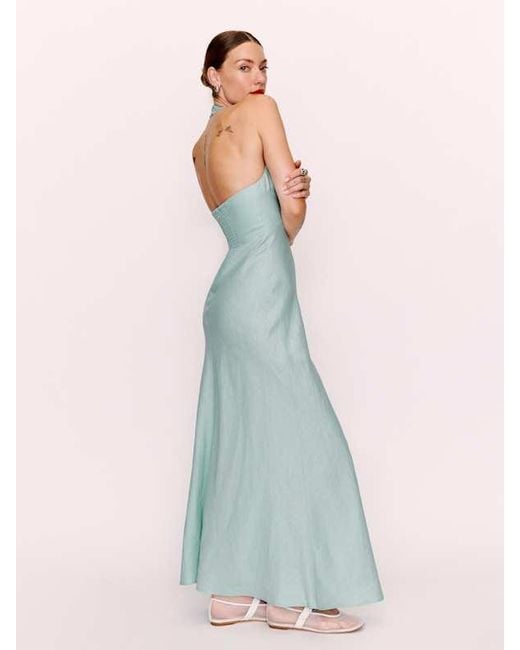 satin and lace a line wedding dress Satin Neckline Wedding Dress With Pockets Lace Appliques WD217 US10 / Custom Color