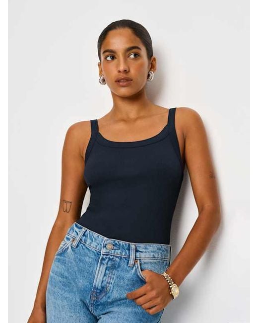 Reformation Blue Calie Tank Top