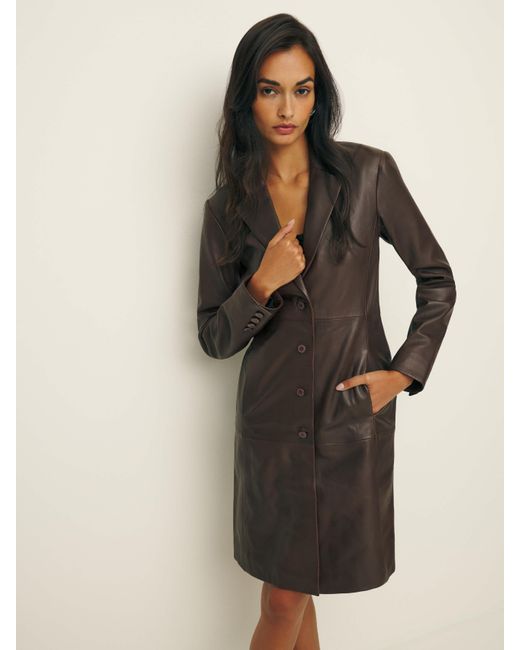 Reformation Multicolor Veda Eleonore Leather Jacket