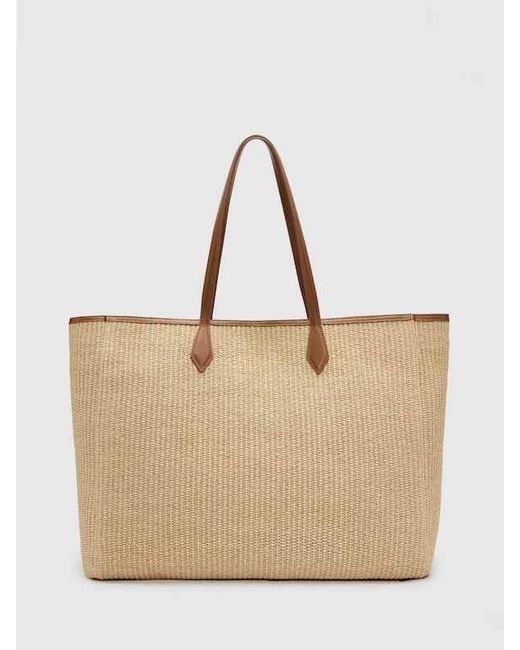 Reformation Natural Sofia Tote Raffia