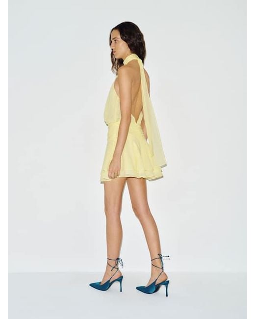 Reformation Yellow Karla Dress 4