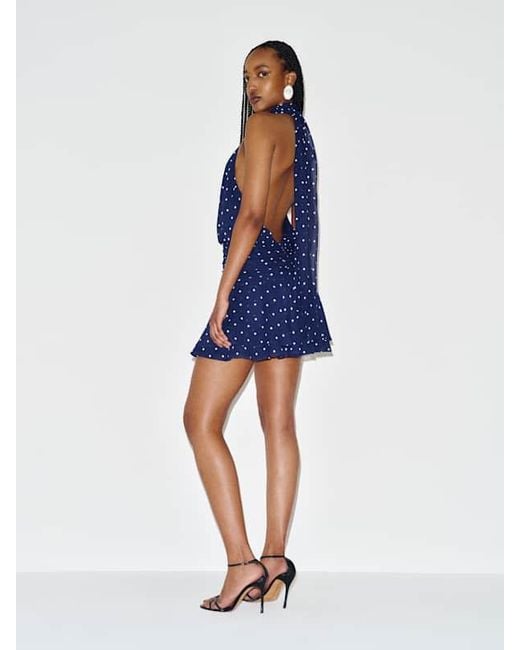 Reformation Blue Karla Dress