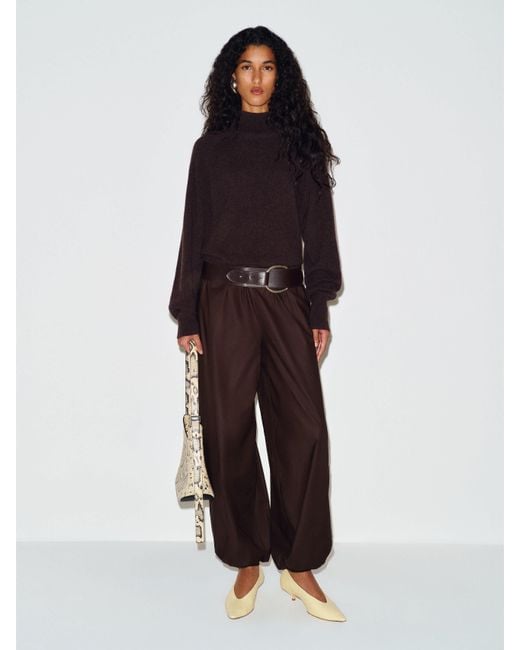 Reformation Brown Aven Pant
