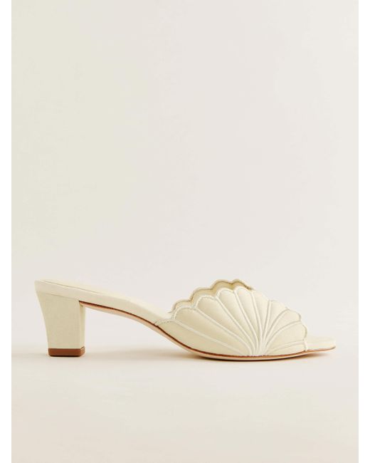 Reformation Natural Waldena Block Heeled Mule