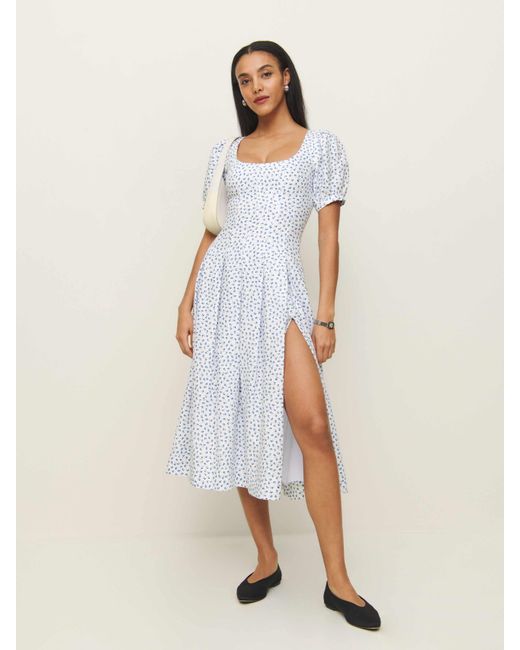 Reformation Natural Coucou Linen Dress 0