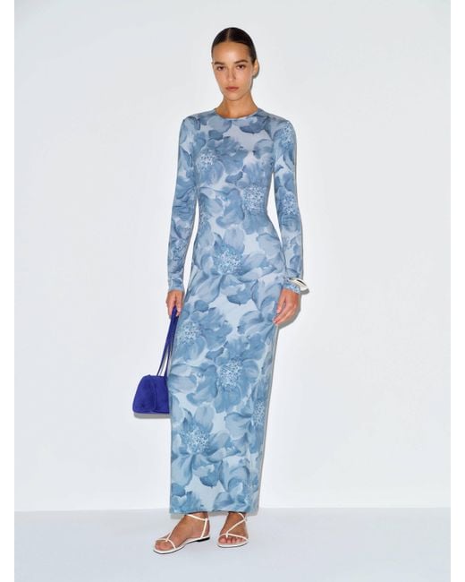 Reformation Blue Tommie Knit Dress