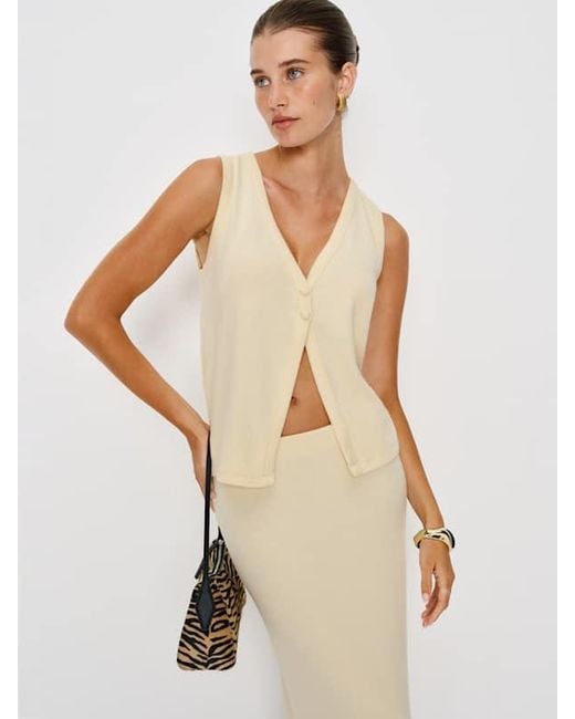 Reformation Natural Olivia Knit Two Piece