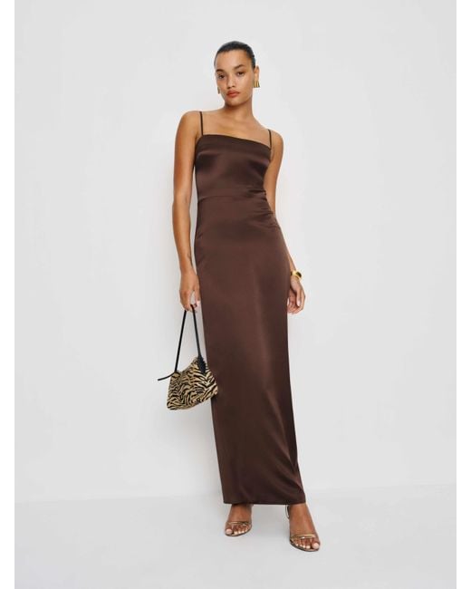 Reformation Women's Frankie Silk Dress Reformation Women's Frankie Silk Dress