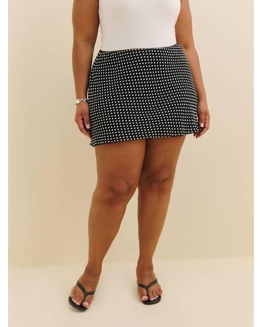 Reformation Black Brandy Skirt Es Lace
