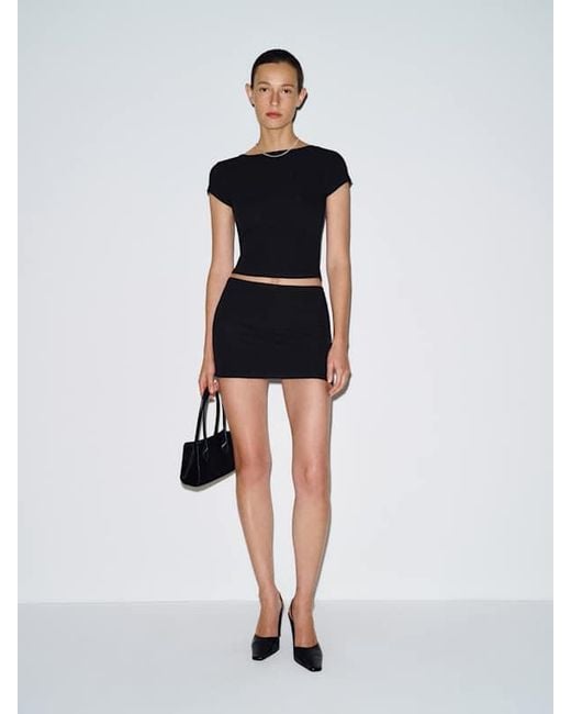 Reformation Black Layla Knit Two Piece