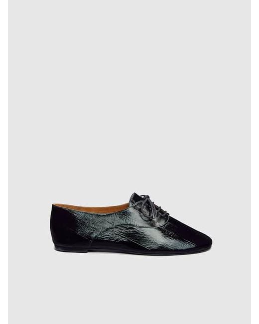 Reformation Blue Buffy Oxford Eel