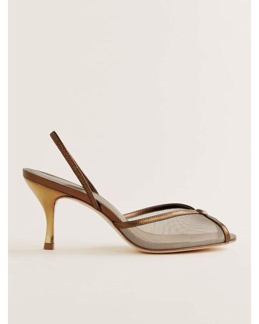 Reformation Natural Paula Heeled Sandal