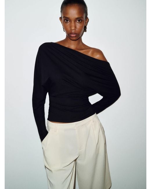 Reformation Blue Landon Knit Top