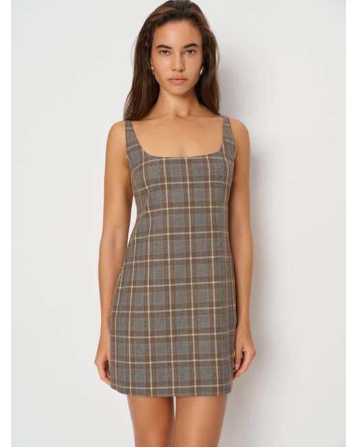 Reformation Women's Brown Elinda Dress