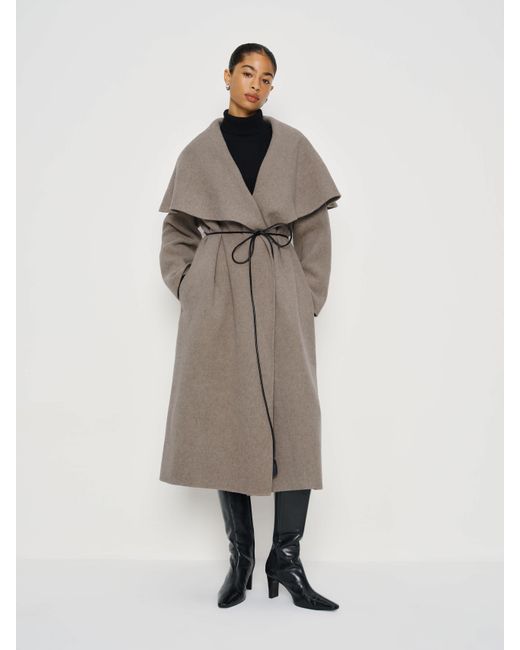 Reformation Natural Kay Double Faced Coat