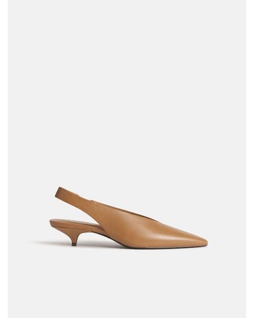 Reformation Brown Calista Slingback Heel 5