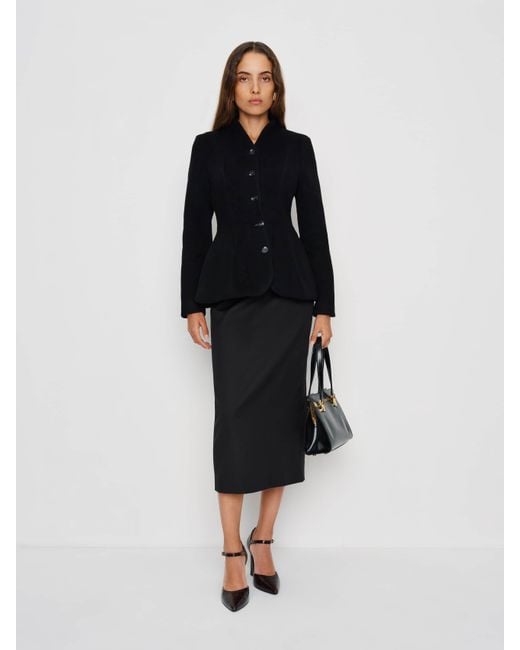 Reformation Black Fig Preserve Skirt