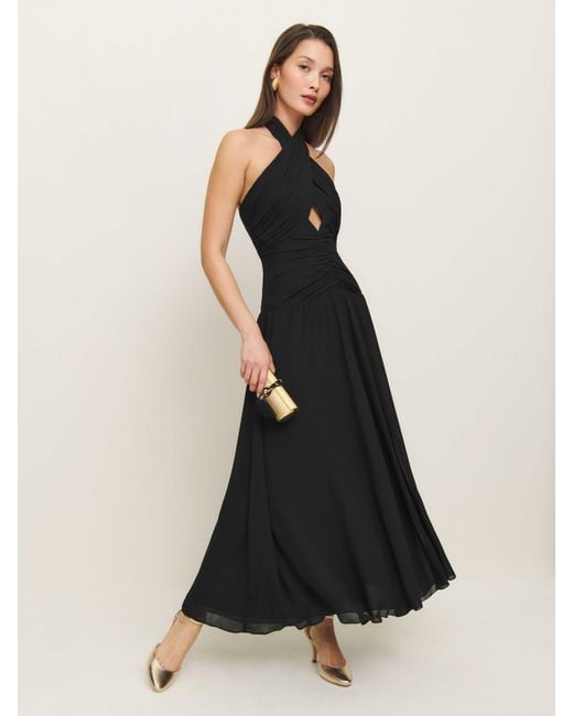 Reformation Black Cari Dress 10