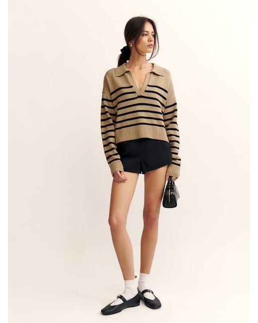 Reformation Natural June Low Rise Short