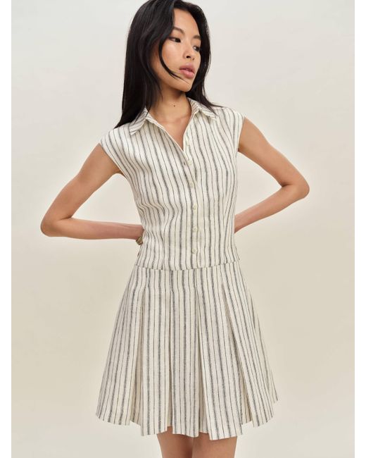 Reformation Natural Arella Linen Dress 4
