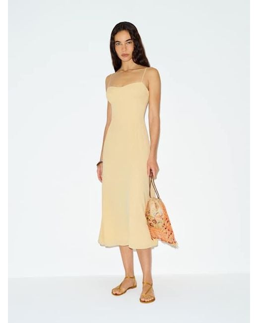 Reformation Black Milica Dress