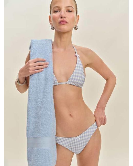 Reformation Natural Azores Bikini Top