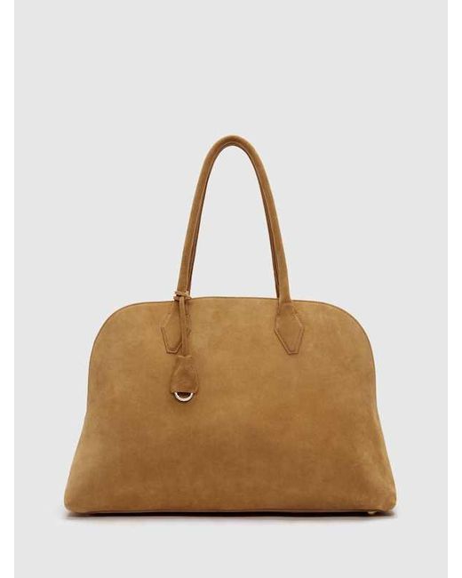 Reformation Brown Oversized Seraphina Tote