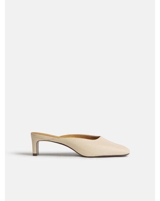Reformation Black Inez Heeled Mule 5