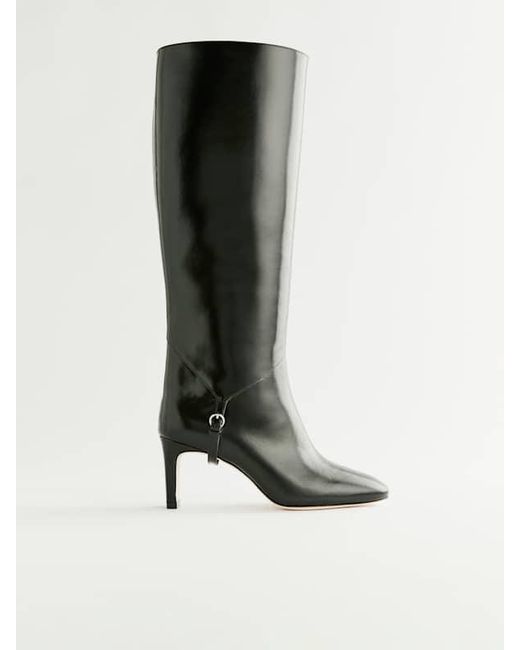 Reformation Black Gaelle Knee Boot