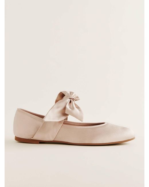 Reformation Pink Talia Ballet Flat