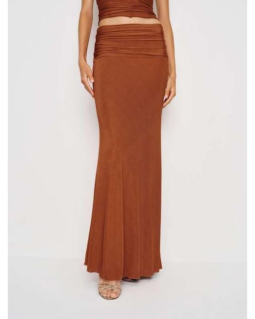 Reformation Brown Amir Knit Two Piece