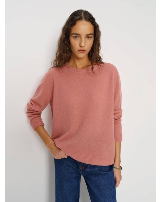 Reformation Blue Cashmere Boyfriend Sweater