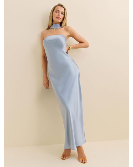 Reformation Natural Oren Silk Dress