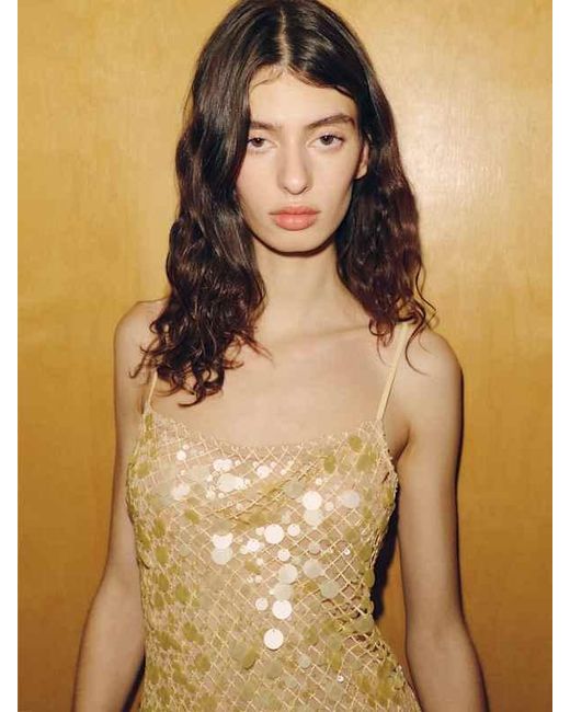 Reformation Yellow Aqualune Dress