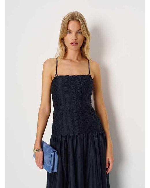 reformation azure knit dress yasaminedurali on LTK