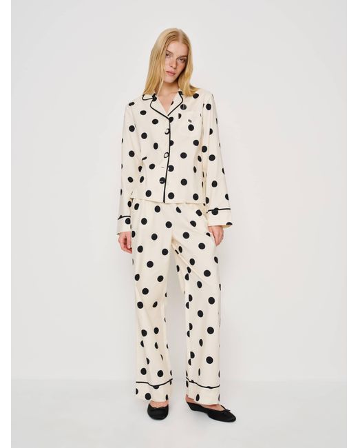 Reformation White Coco Pajama Set