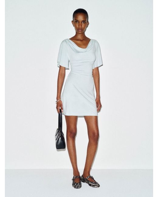 Reformation White Nina Knit Dress