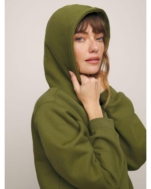 Reformation Green Classic Hoodie