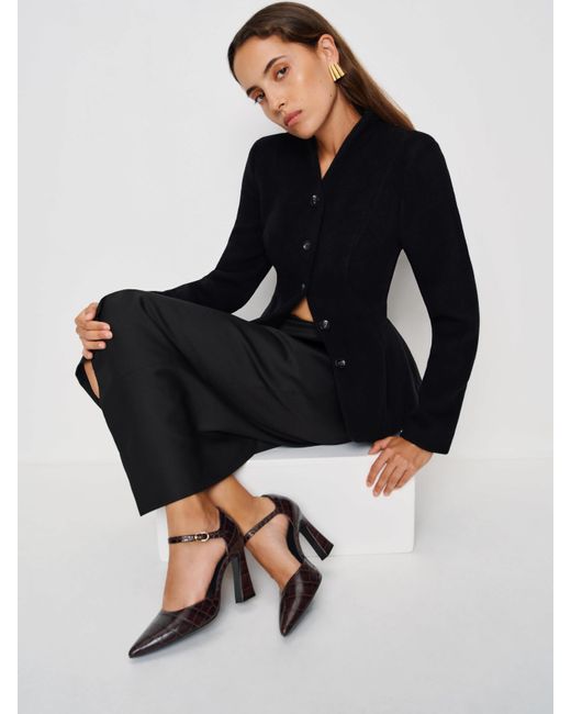 Reformation Black Ember Pump 6