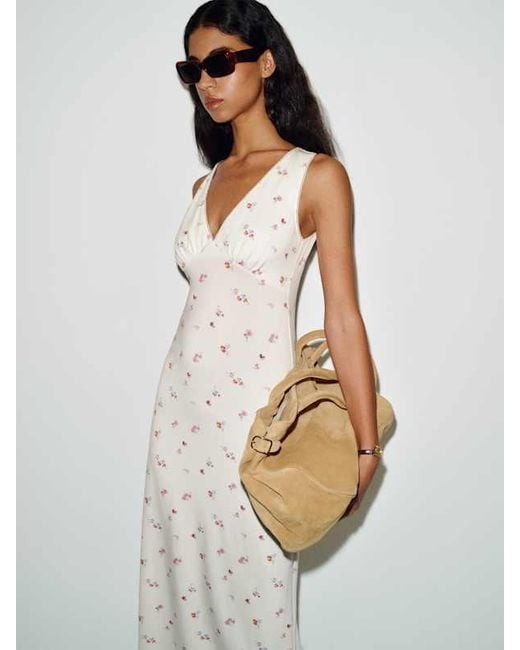 Reformation Natural Brayden Knit Dress