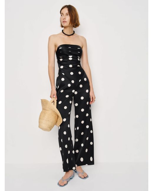 Reformation White Marisol Silk Two Piece