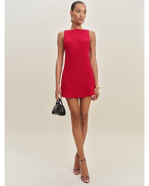Reformation Red Dale Dress