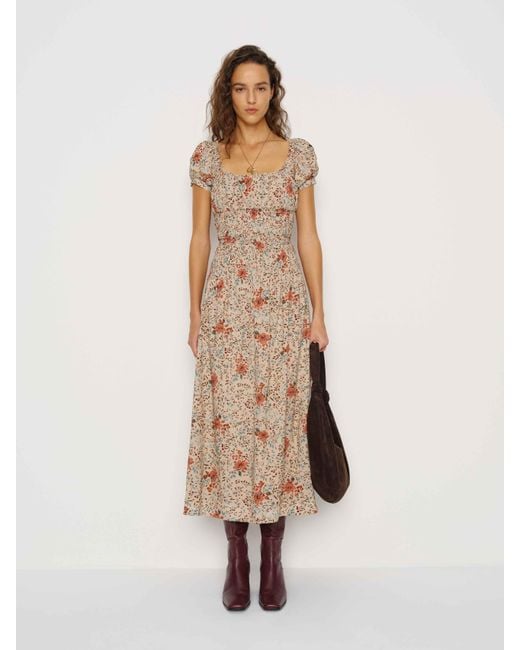 Reformation Natural Riva Dress