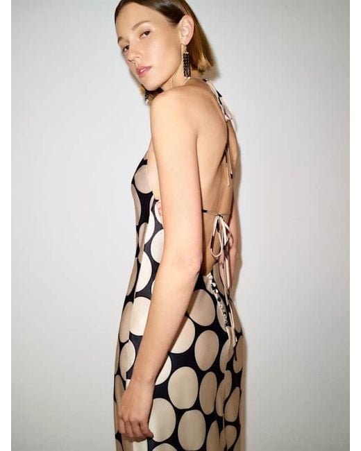 Reformation Natural Jeany Silk Dress