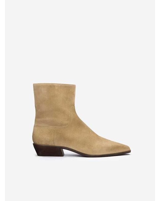 Reformation Blue Dominique Ankle Boot 6
