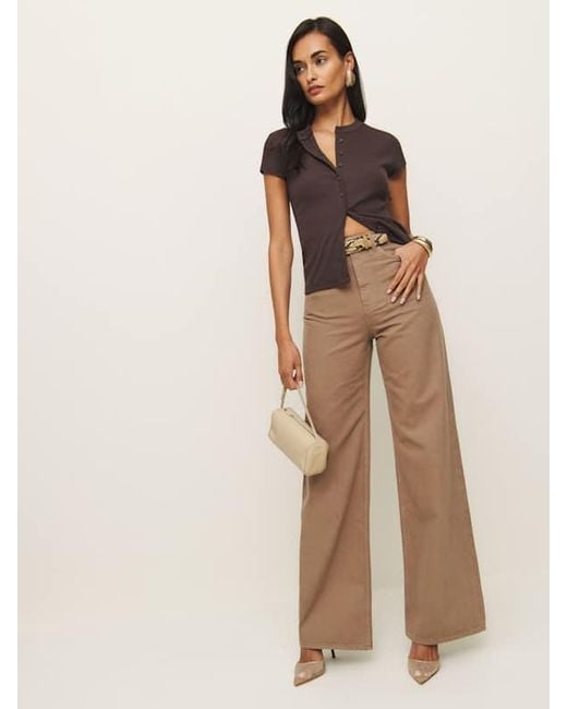 Reformation Multicolor Raelynn Knit Top