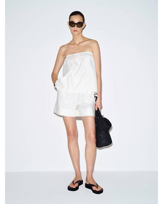 Reformation White Lola Two Piece