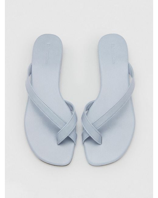 Reformation Blue Sonoma Flat Sandal